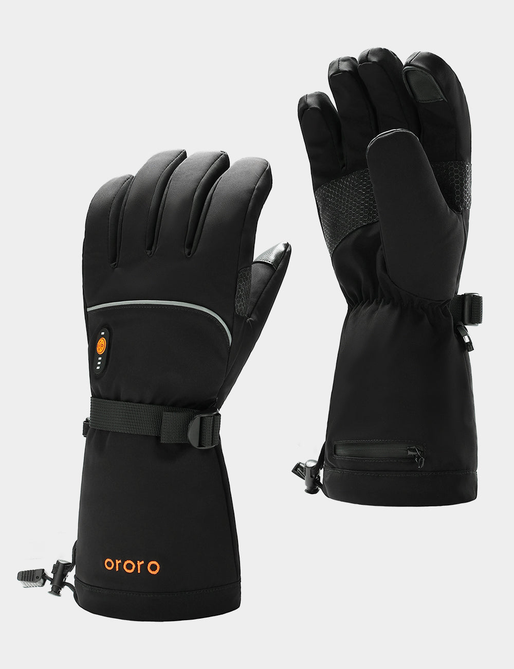 Buffalo Unisex Heated Gloves 2.0 Black ororo 2XL