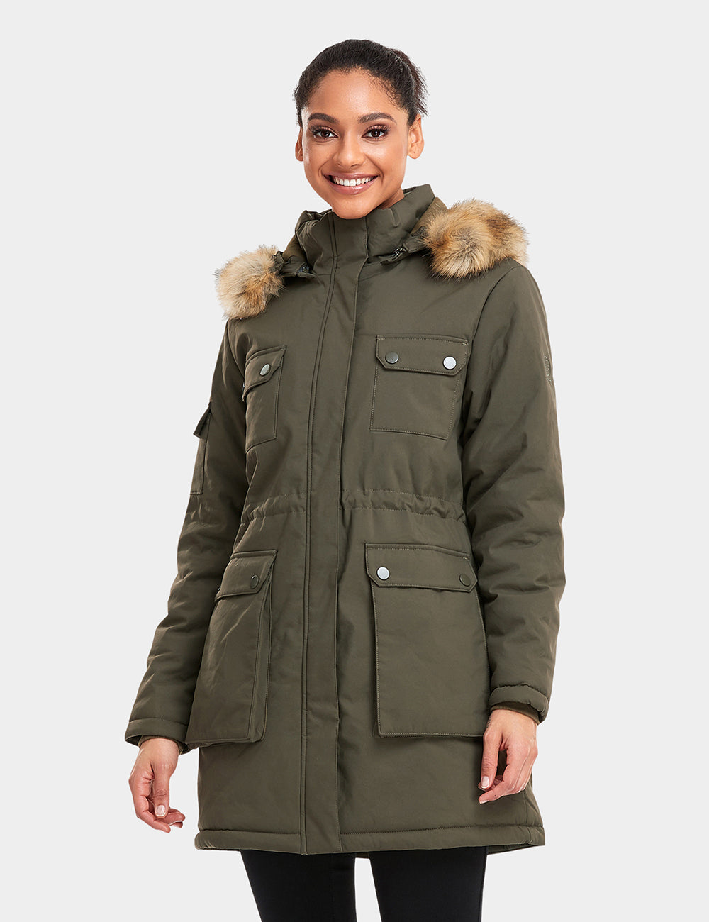 Women s Thermolite Heated Parka Up to 10 Hrs of Heat ORORO ororo Canada