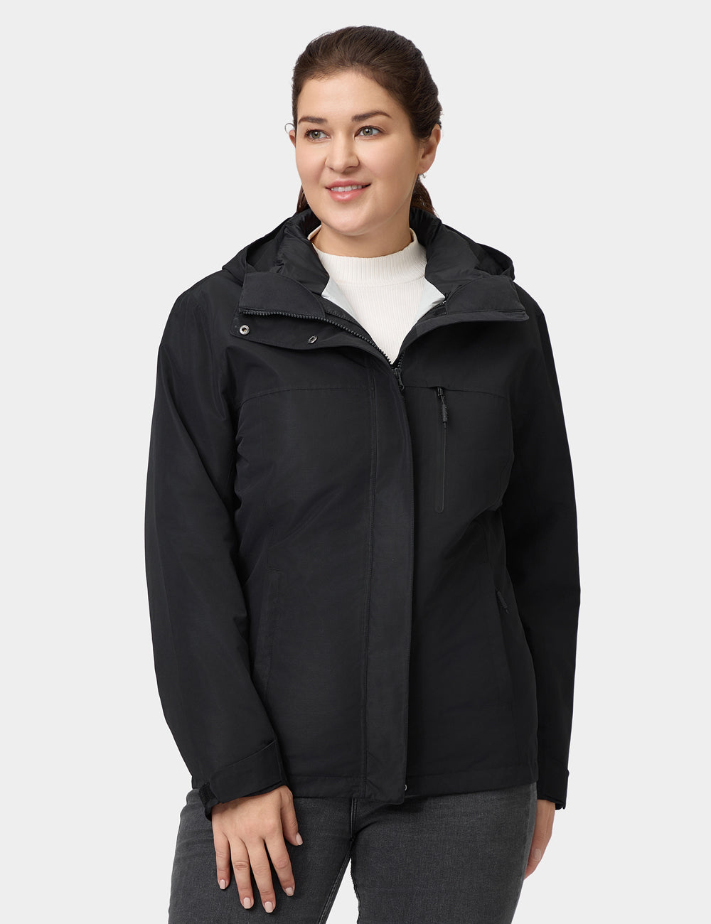 River Ridge Women's 3-in-1 Heated Jacket with Down Liner