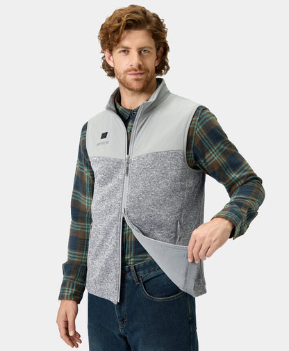 Augusta Men's Heated Sweater Fleece Vest