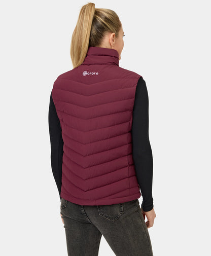 Women's Heated Lightweight Down Vest - All Colors