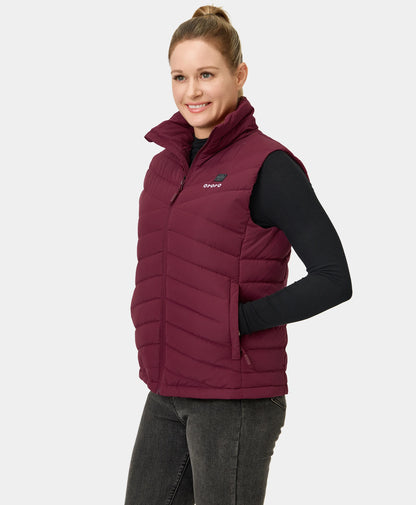 Women's Heated Lightweight Down Vest - All Colors