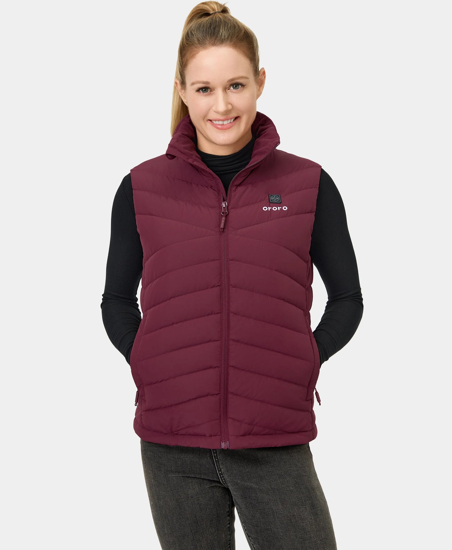 Women's Heated Lightweight Down Vest - All Colors