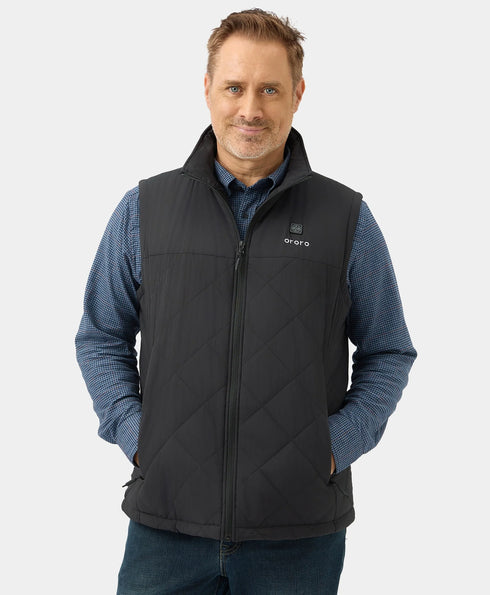 Men's Heated Quilted Vest view 2