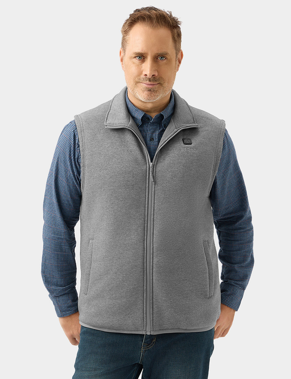 Men's Heated Fleece Vest - New Colors