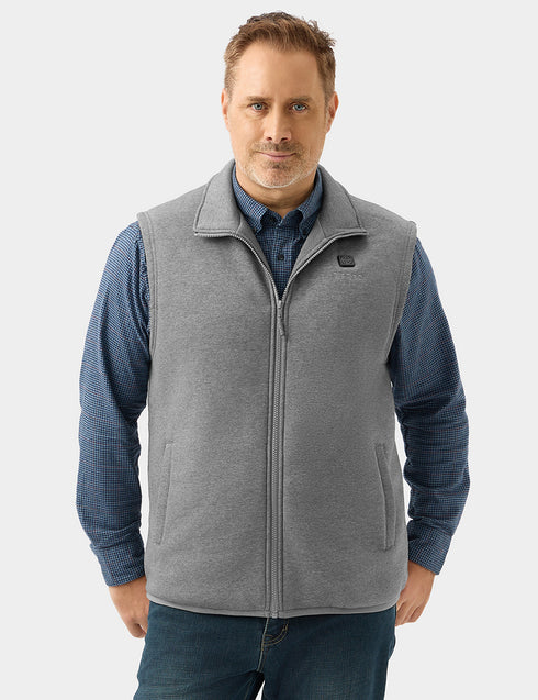 Men's Ultrasoft Heated Fleece Vest ,view 1