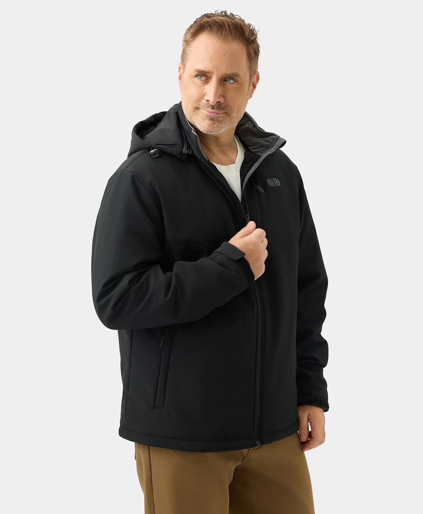 Men's Dual Control Heated Jacket with 5 Heating Zones (Pocket Heating)