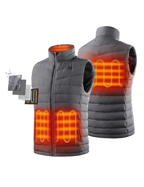 Men's Heated Lightweight Down Vest - All Colors ,view 2