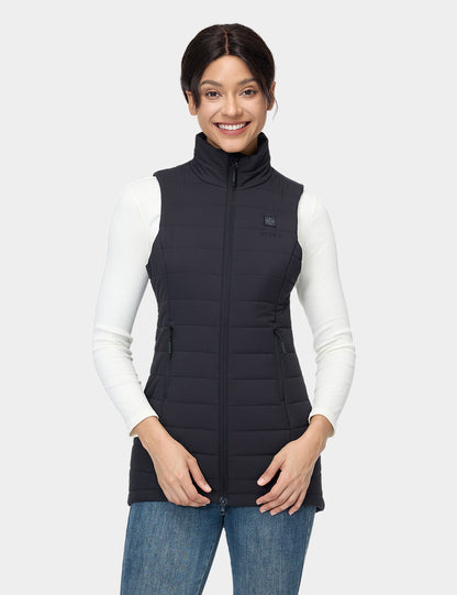 "Tribeca" Women's Heated Long Puffer Vest