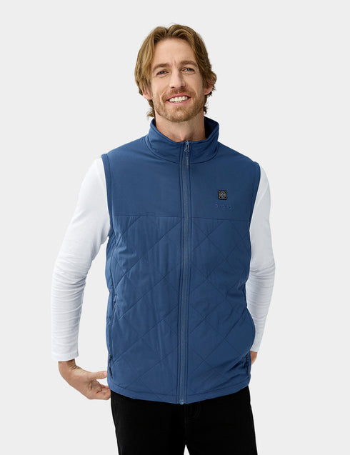 Men's Heated Quilted Vest - New Colors view 1