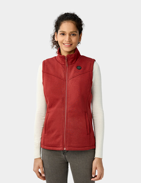 Women's Heated Fleece Vest view 1