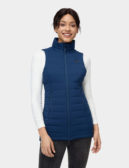 "Tribeca" Women's Heated Long Puffer Vest