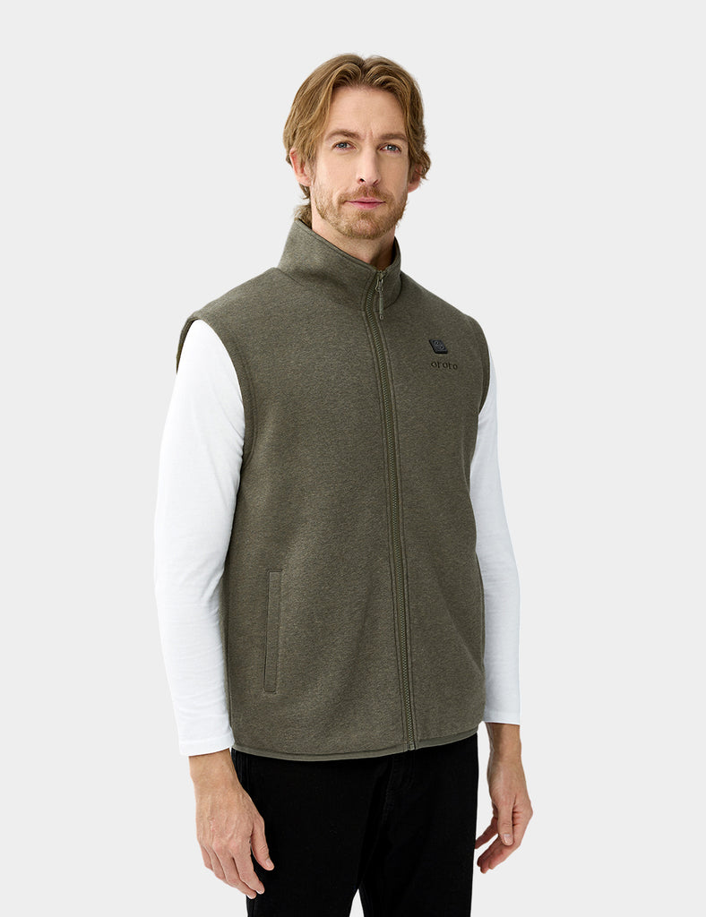 Men's Heated Fleece Vest - New Colors