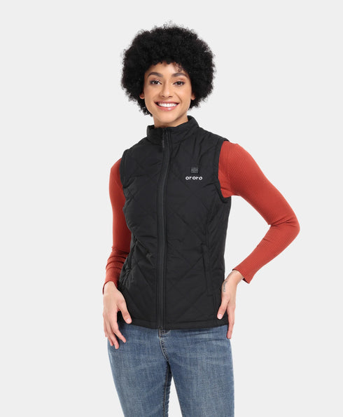 Women's Heated Quilted Vest view 2