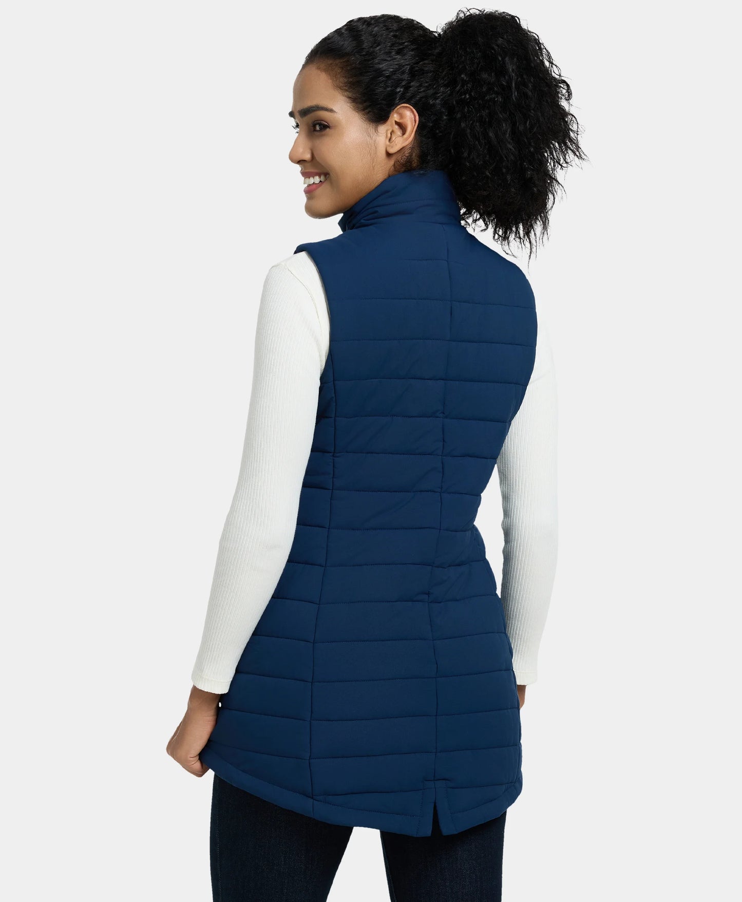 "Tribeca" Women's Heated Long Puffer Vest