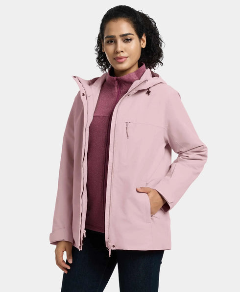 River Ridge Women's  3-in-1 Heated Jacket with Fleece Liner view 1