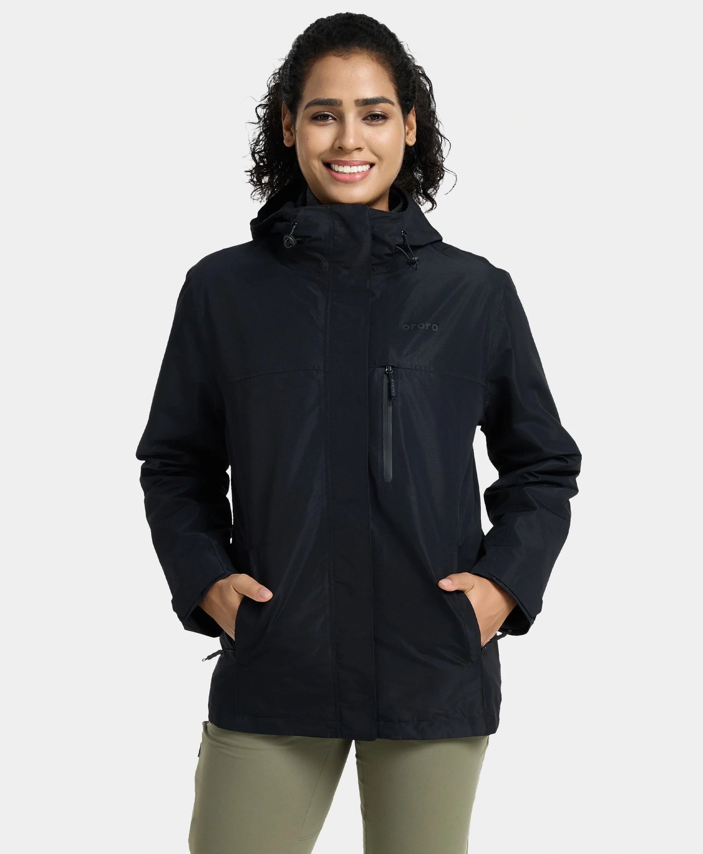 River Ridge Women's  3-in-1 Heated Jacket with Fleece Liner