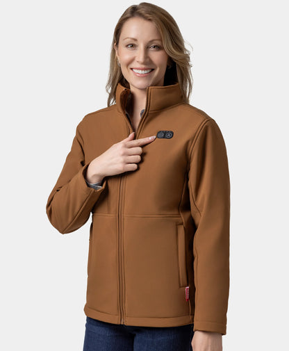 Maverick SureWarm® Women's 6-Zone Dual-Control Heated Softshell Jacket