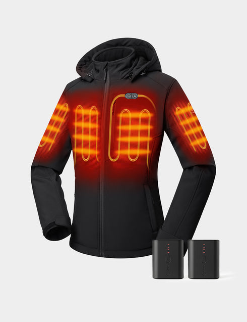 Bundle Deal - Women's Dual Control Heated Jacket (Chest Heating) & Extra Mini 5K Battery ,view 1