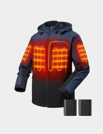 Bundle Deal - Men's Dual Control Heated Jacket & Extra Mini 5K Battery