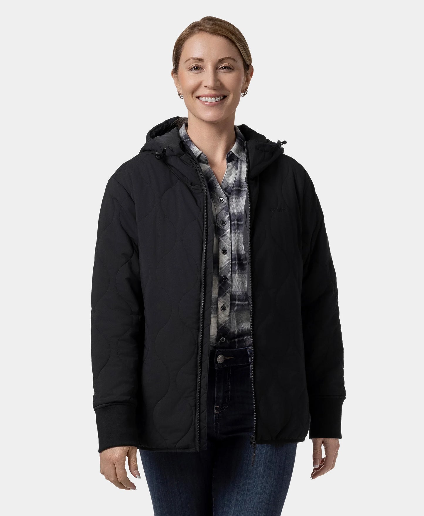 Stargazer Women's Heated Quilted Hoodie Jacket