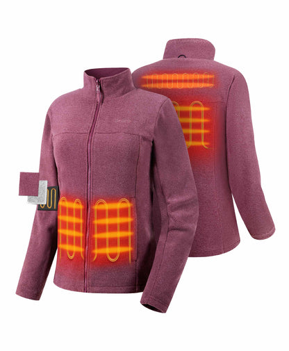 River Ridge Women's  3-in-1 Heated Jacket with Fleece Liner