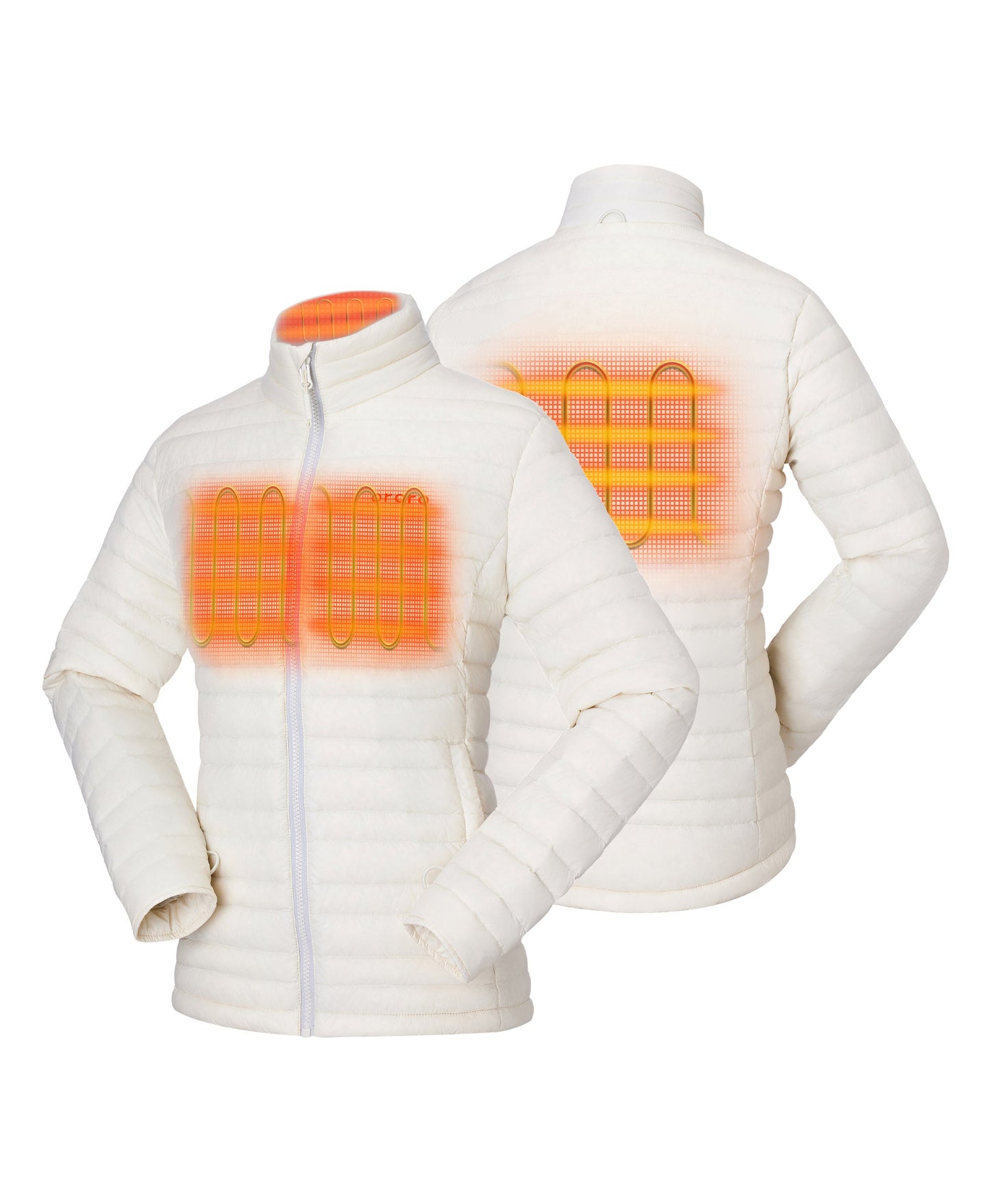 4 Heating Zones (L&R Chest, Collar, Mid-Back)