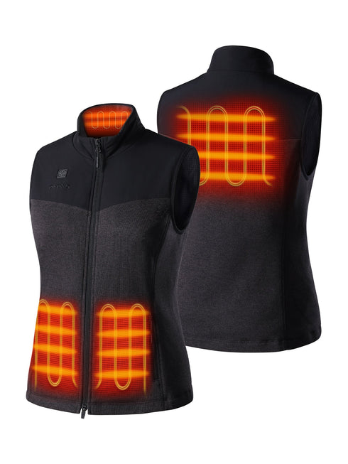 FOUR(4) heating zones at pockets, collar and mid-back view 2