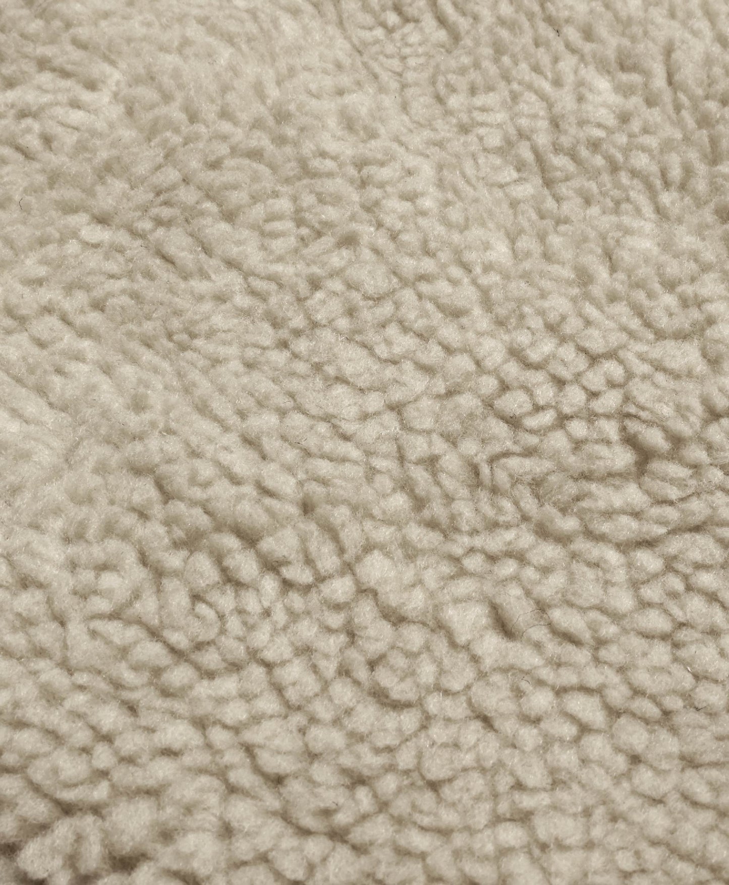 Sherpa fleece with anti-static treatment