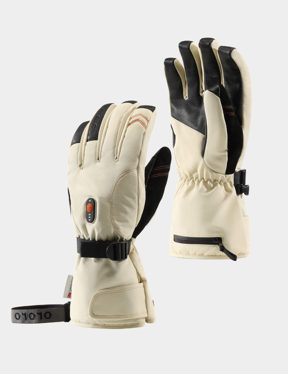 "Calgary" Unisex Heated Gloves 2.0 - Beige