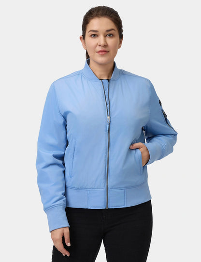 Cityscape Women's Heated Bomber Jacket