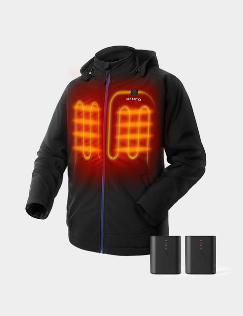 Bundle Deal - Men's Classic Heated Jacket & Extra  Mini 5K Battery ,view 1