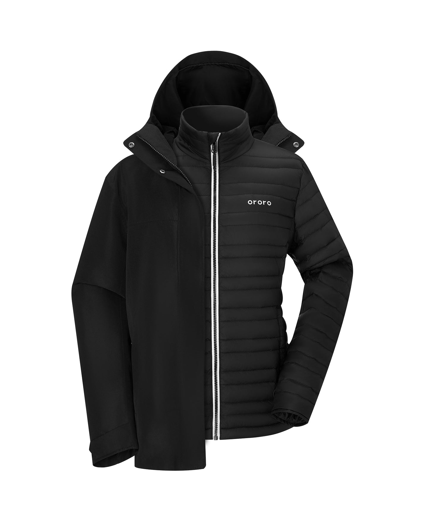 River Ridge Women's 3-in-1 Heated Jacket with Down Liner