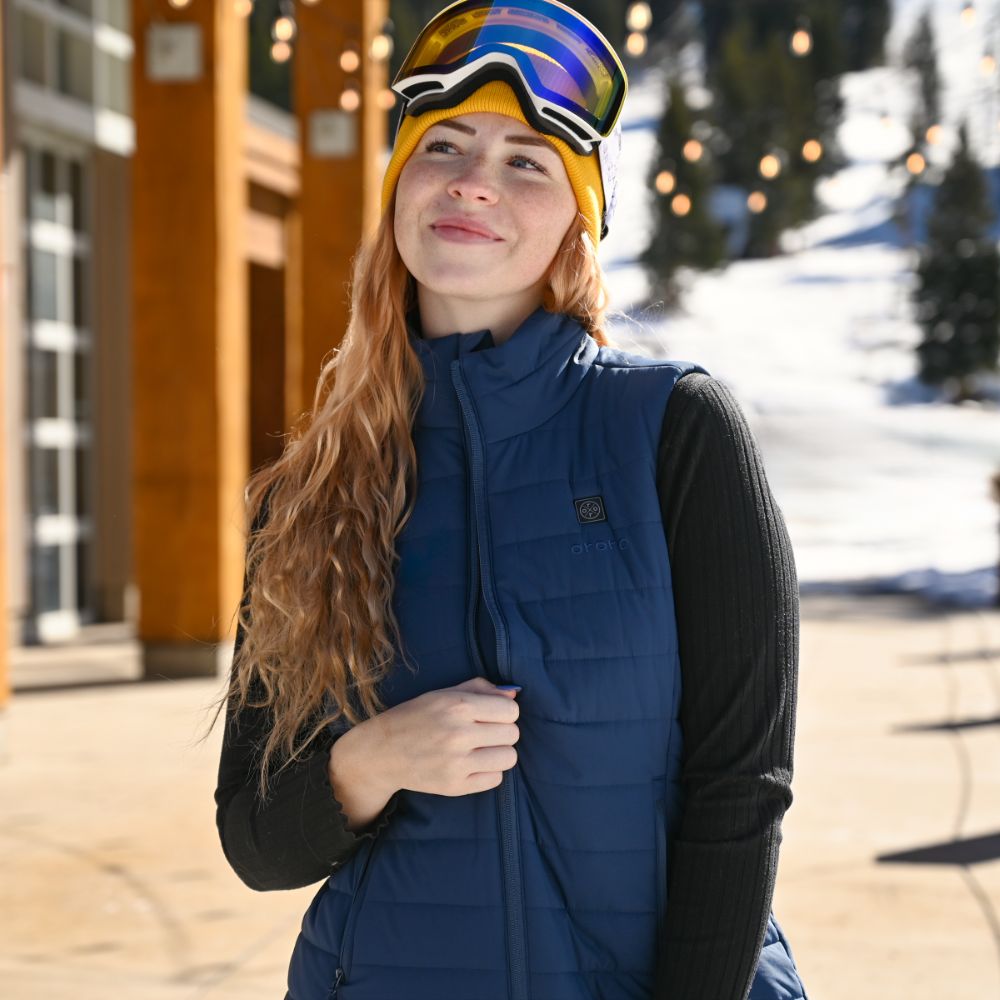 "Tribeca" Women's Heated Long Puffer Vest