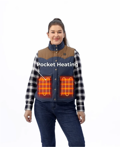 Amelia Women's Western Heated Vest