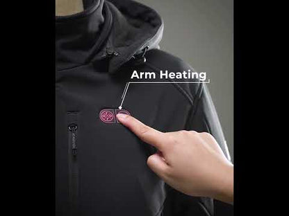 ororo Women's Heated Dual Control Jacket with 5 Heating Zones (Pocket Heating)