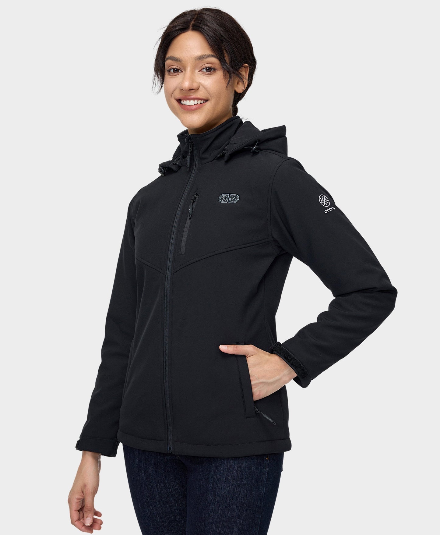 Women's Dual Control Heated Jacket with 5 Heating Zones