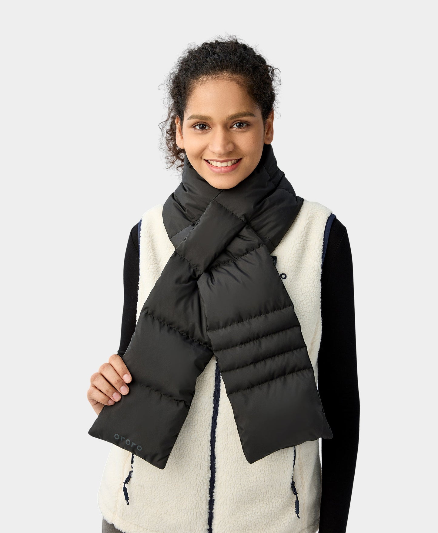 Unisex Heated Puffer Down Scarf (Long)