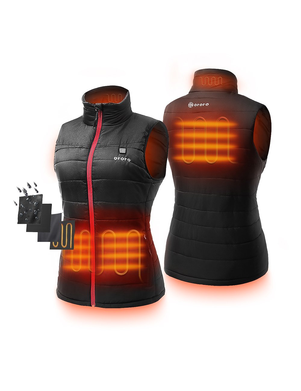 (Open-box) Women's Classic Heated Vest - Black