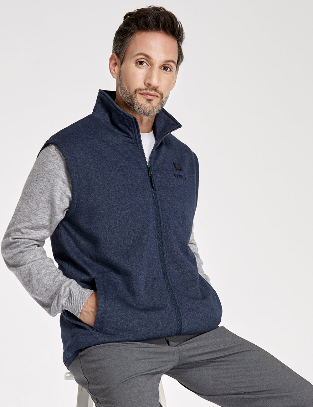 Men's Ultrasoft Heated Fleece Vest