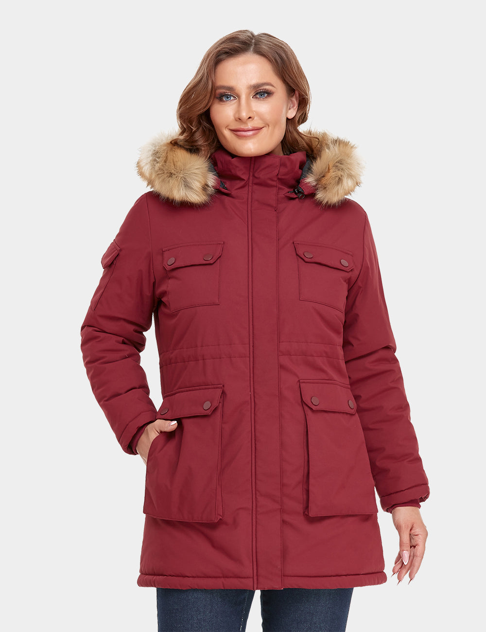 Women's Heated Thermolite? Parka - Red