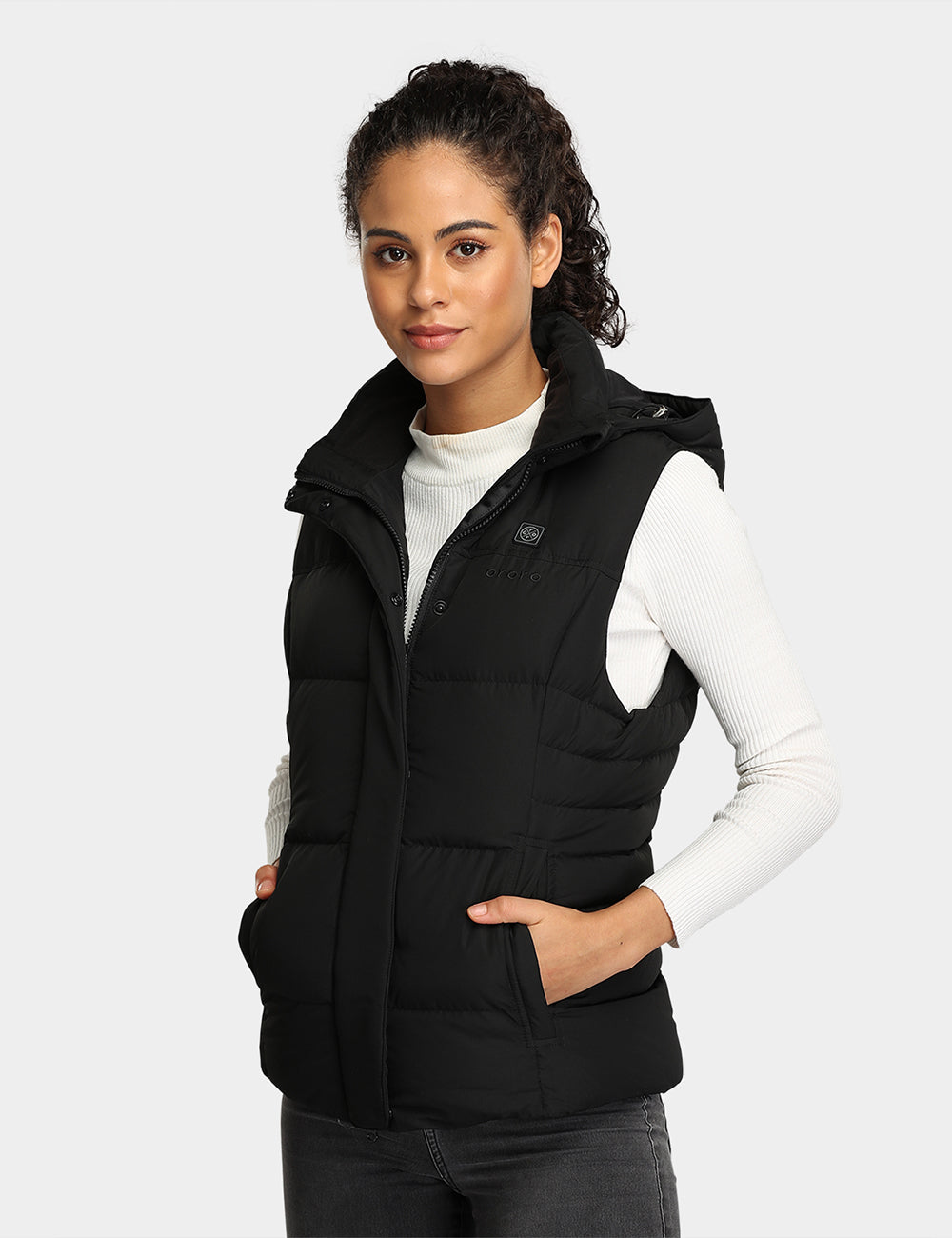 (Open-box) Women's Heated Down Vest - Slim Fit