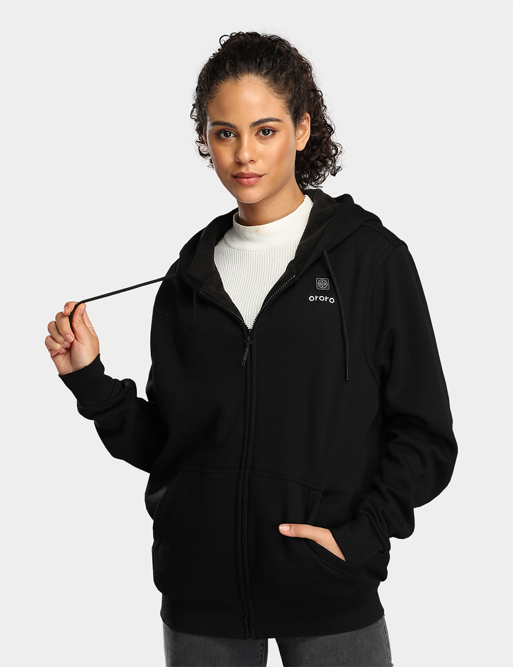 Heated women's sweatshirt sale