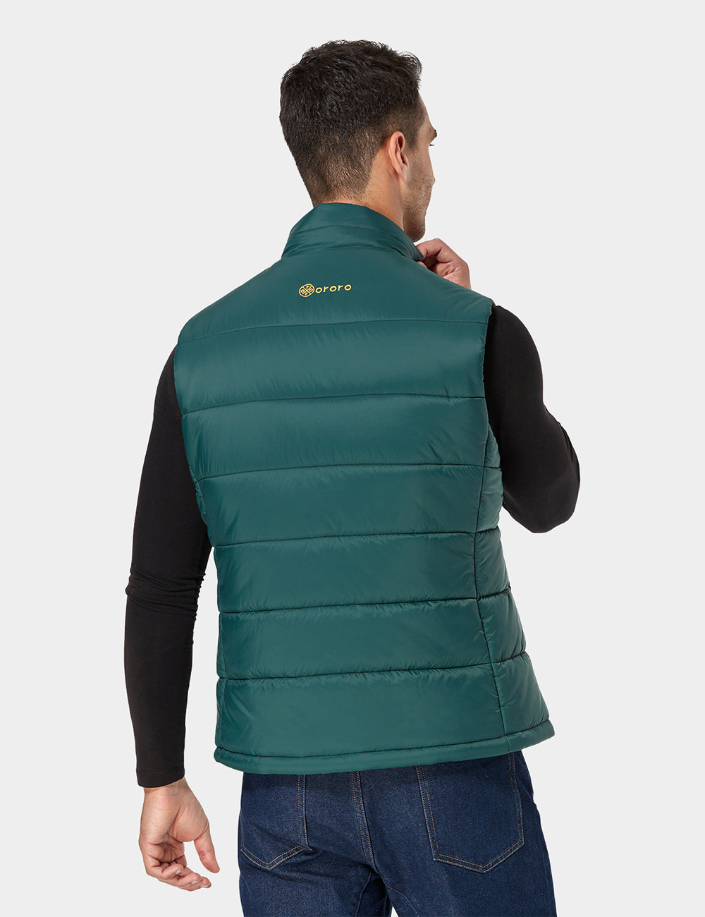 Men's Classic Heated Vest - Green & Gold