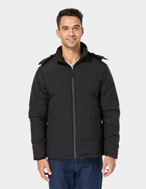 Men's Heated Thermolite® Jacket - Black ,view 1