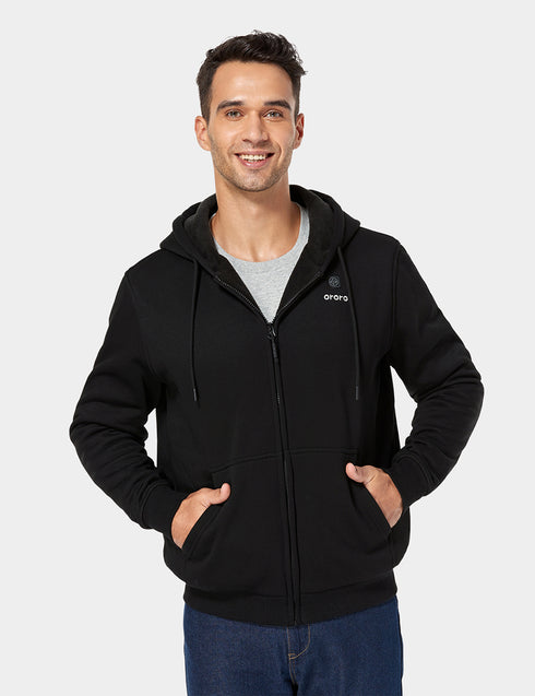 Unisex Heated Fleece Hoodie view 1