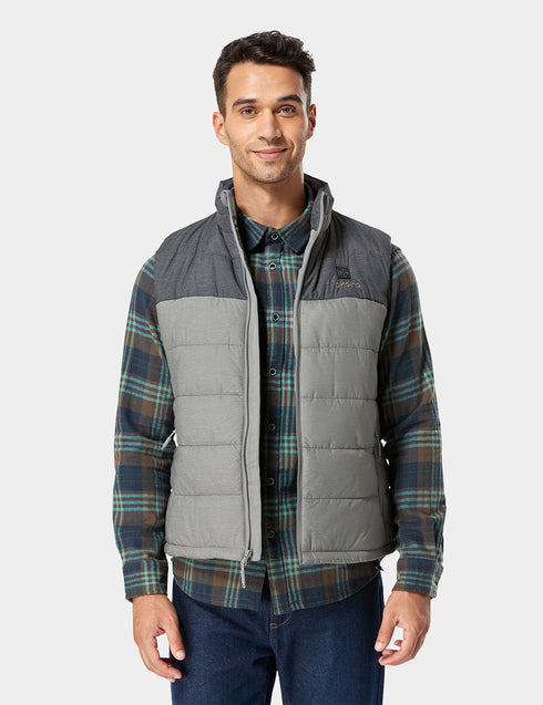 Men's Classic Heated Vest - Flecking Gray ,view 1