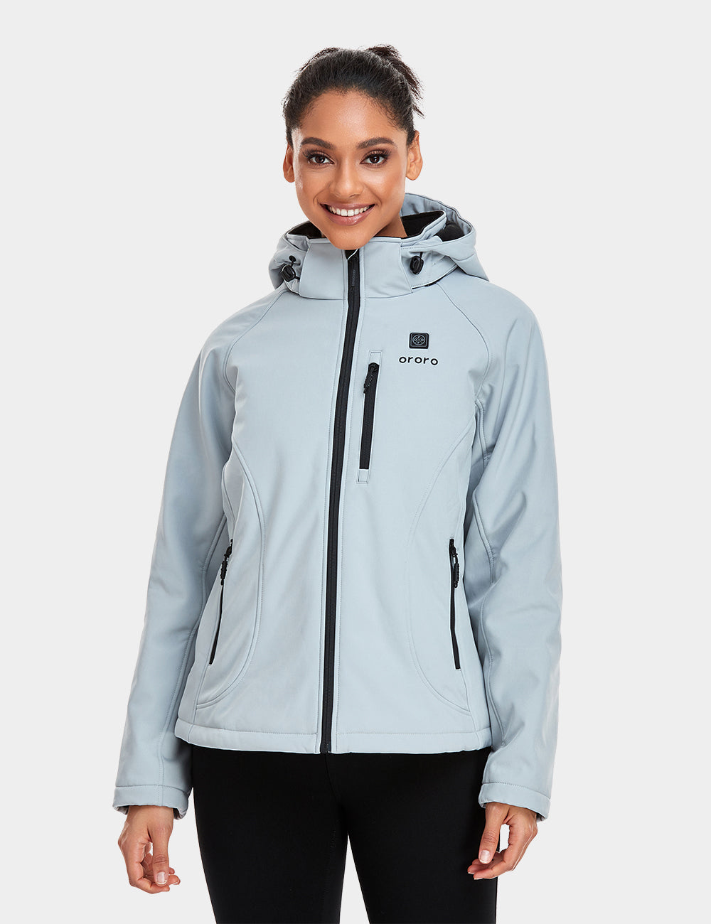 (Open-box) Women's Heated Jacket (3 Heating Zones) - Sharkskin Gray