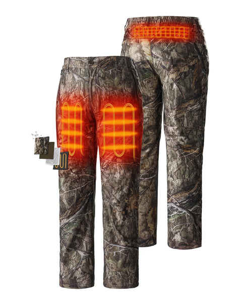 Men's Heated Hunting Pants - Camouflage view 2