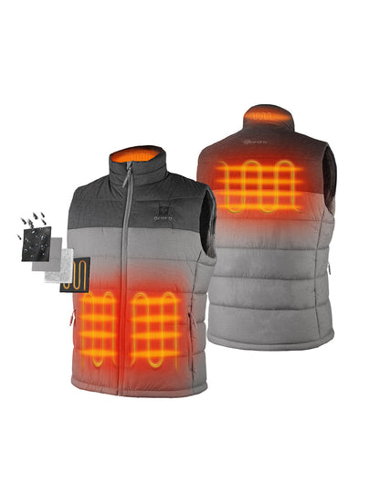 (Open-box) Men's Classic Heated Vest - Flecking Gray